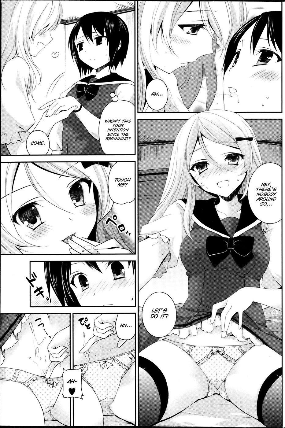 Hentai Manga Comic-Watashi to kanojo ha kisu wo suru-Read-8